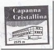 Capanna Cristallina Stempel