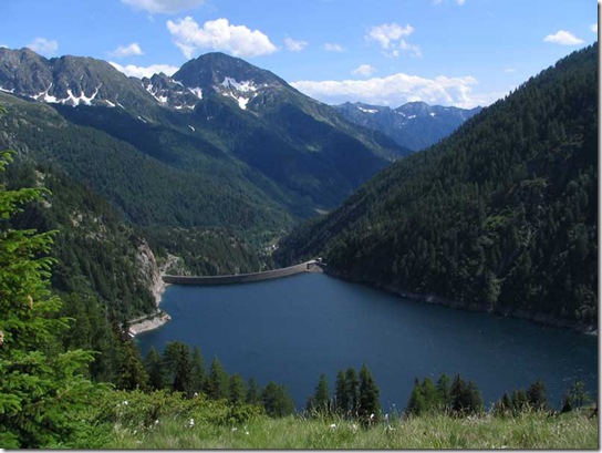 Lago-Sambuco-Staumauer