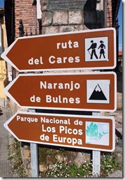 Picos-de-Europa-Wegweiser